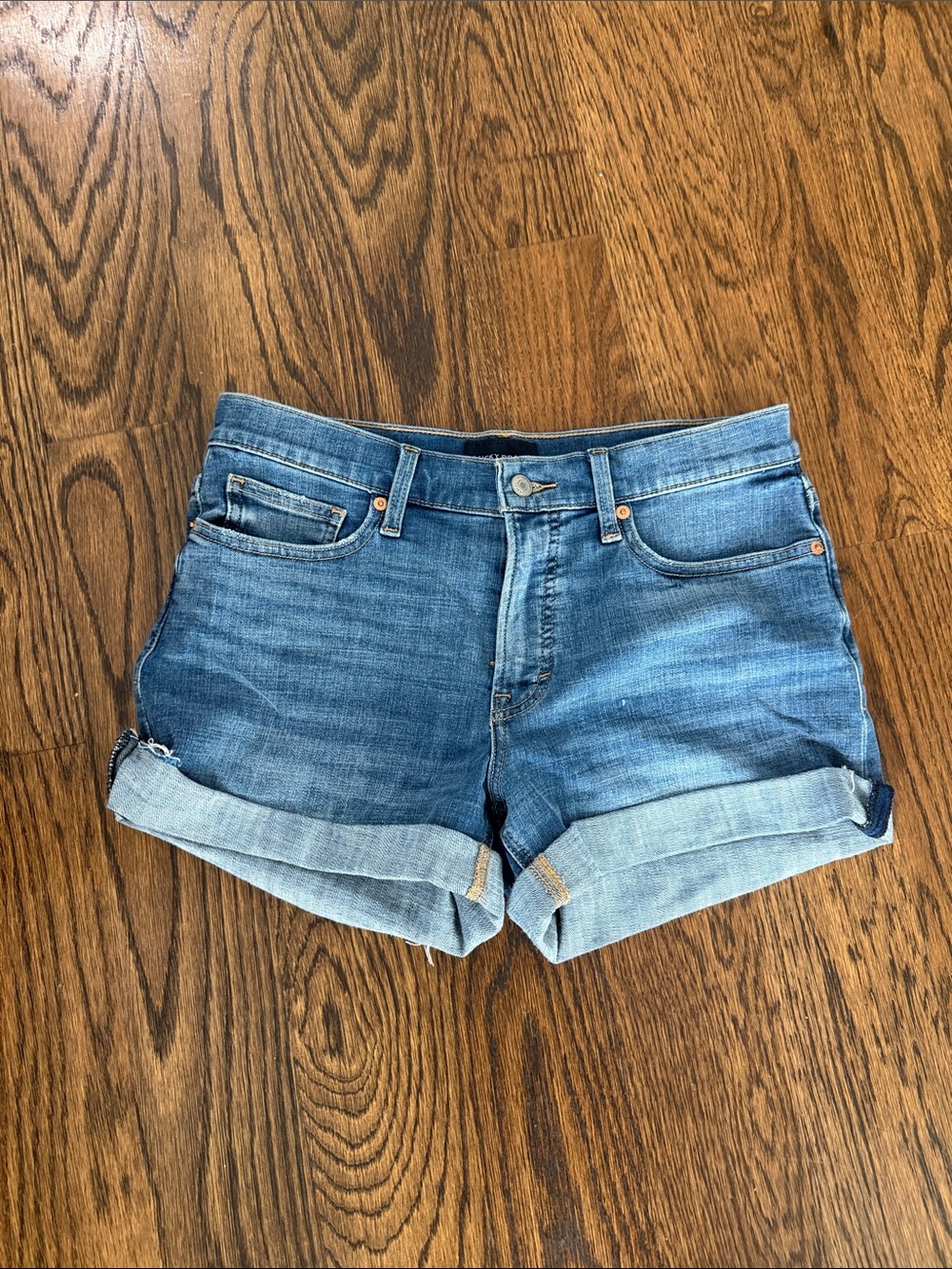 Lucky Brand Rolled Hem Blue Denim Shorts